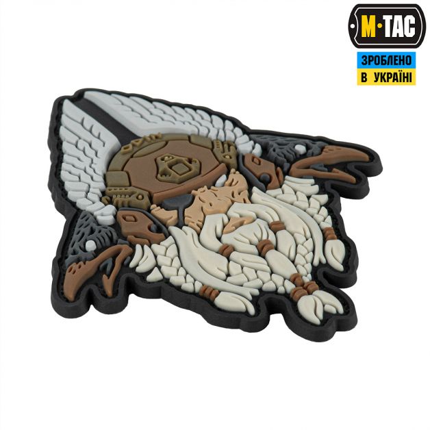 M-Tac нашивка Odin Tactical 3D PVC White/Coyote