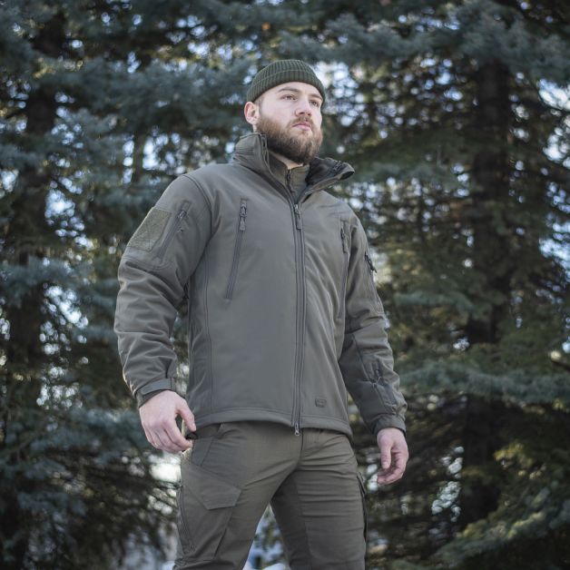 M-Tac куртка Soft Shell с подстежкой Olive
