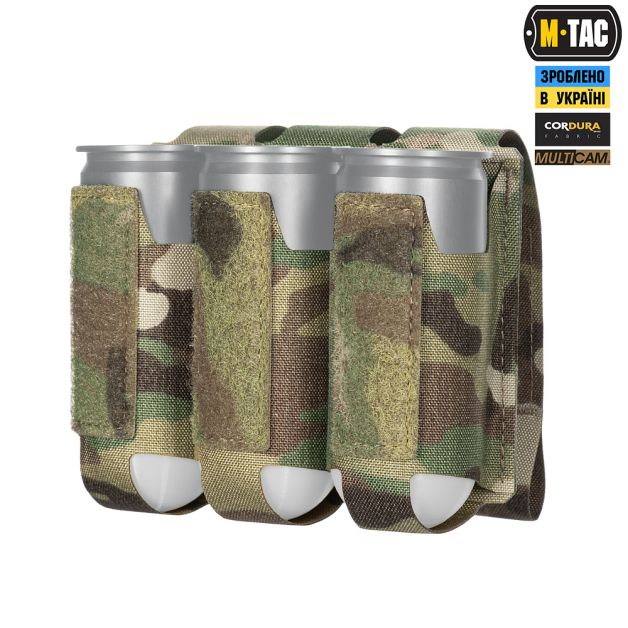 M-Tac подсумок ВОГ на 3 гранаты Multicam