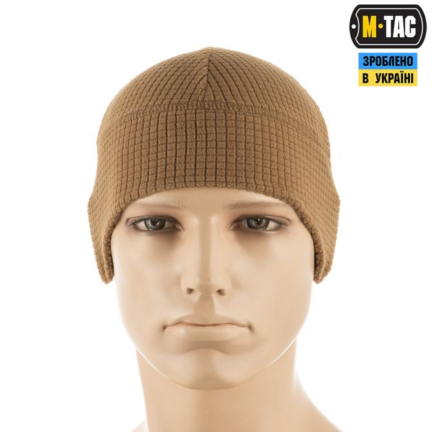 M-Tac шапка-подшлемник Gen.II флис рип-стоп Coyote Brown