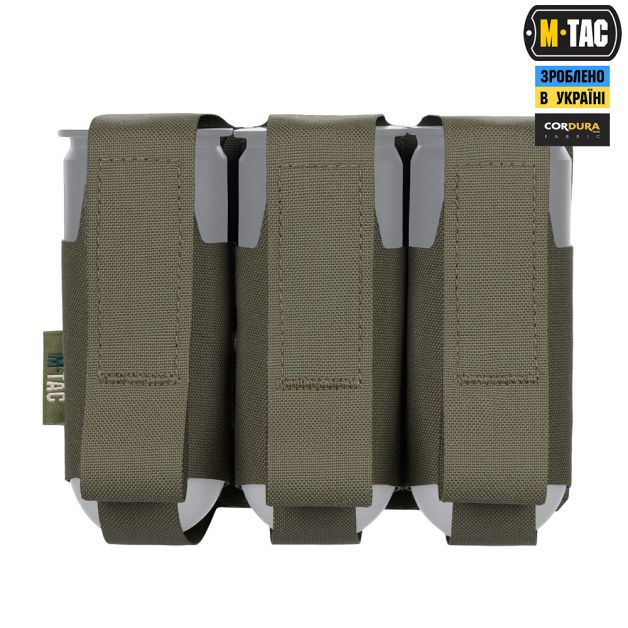 M-Tac подсумок ВОГ на 3 гранаты Ranger Green