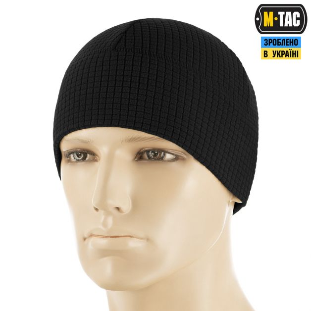 M-Tac шапка-подшлемник флис рип-стоп Black