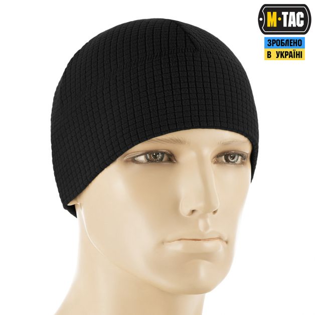 M-Tac шапка-подшлемник флис рип-стоп Black