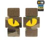 M-Tac нашивка Tiger Eyes Laser Cut (пара) Multicam/Yellow/GID