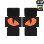 M-Tac нашивка Tiger Eyes Laser Cut (пара) Black/Red/GID