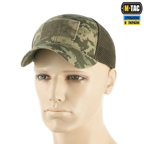 M-Tac бейсболка тактическая с сеткой Rip-Stop MM14