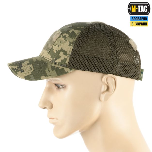 M-Tac бейсболка тактическая с сеткой Rip-Stop MM14