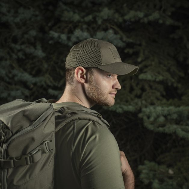 M-Tac бейсболка тактическая с сеткой Elite Flex Dark Olive