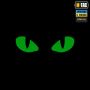 M-Tac нашивка Tiger Eyes Laser Cut (пара) Coyote/Green/GID