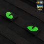 M-Tac нашивка Tiger Eyes Laser Cut (пара) Black/Green/GID