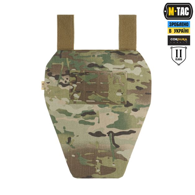 M-Tac фартук противоосколочный с баллистическим пакетом 2 класс Laser Cut XL Multicam