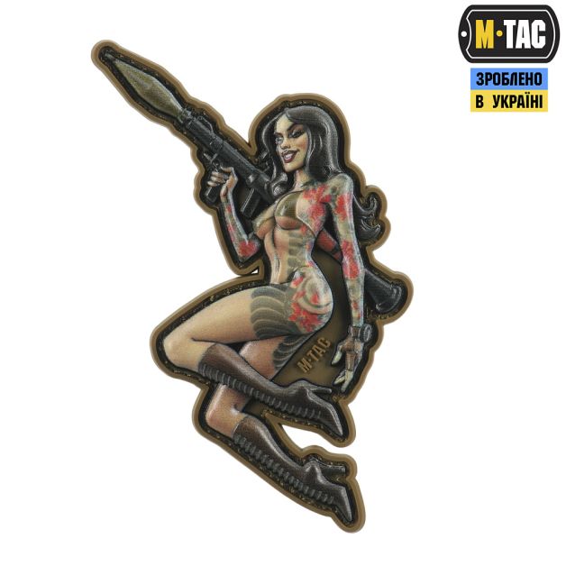 M-Tac нашивка Tactical girl №9 RPG PVC