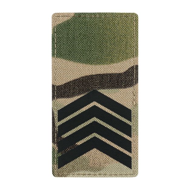 M-Tac погон на липучке старший сержант Multicam