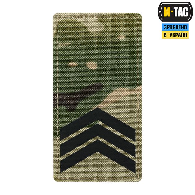 M-Tac погон на липучке сержант Multicam
