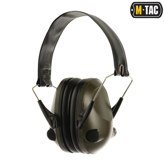 M-Tac наушники стрелковые активные Tactical 6S Olive