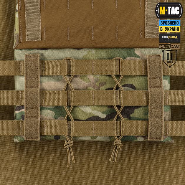 M-Tac камербанд с баллистическими пакетами 2 класс для Cuirass Elite Multicam