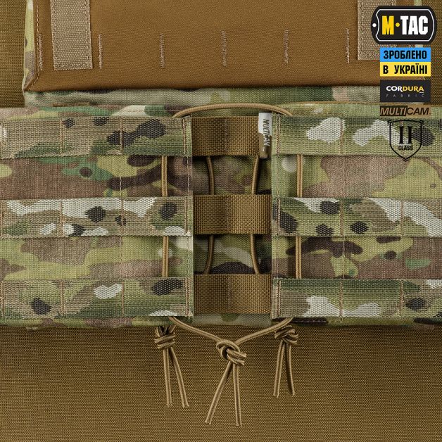 M-Tac камербанд с баллистическими пакетами 2 класс для Cuirass Elite Multicam