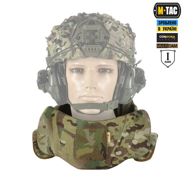 M-Tac Горжет совместимый с активными наушниками 1 класс защиты Elite Multicam