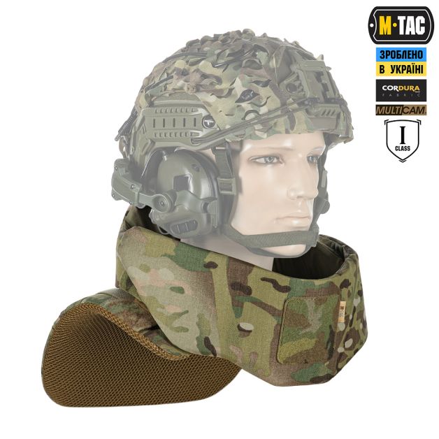 M-Tac Горжет совместимый с активными наушниками 1 класс защиты Elite Multicam