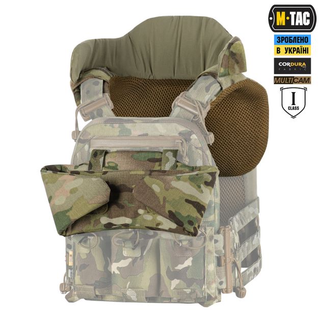 M-Tac Горжет совместимый с активными наушниками 1 класс защиты Elite Multicam
