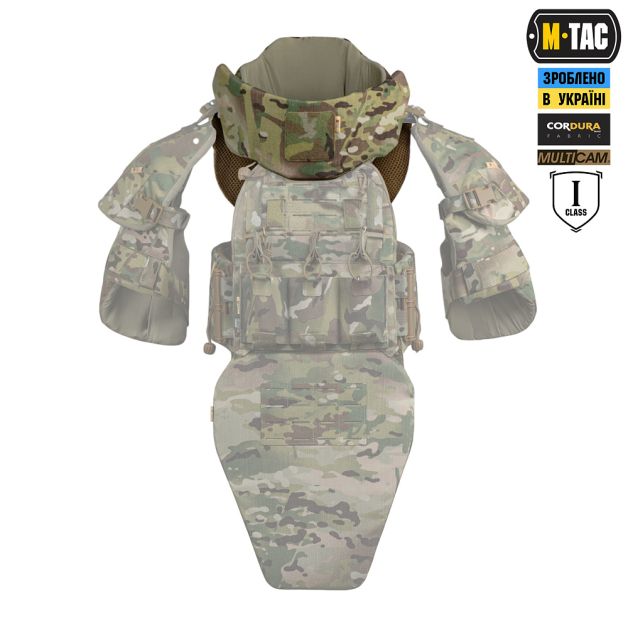 M-Tac Горжет совместимый с активными наушниками 1 класс защиты Elite Multicam