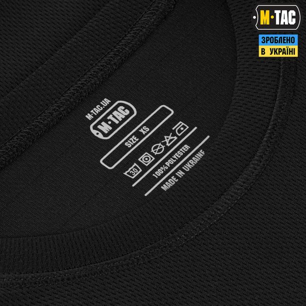 M-Tac футболка потоотводящая тактическая Summer Black