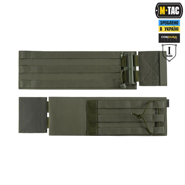 M-Tac камербанд с баллистическими пакетами 1 класс для Cuirass Elite Ranger Green