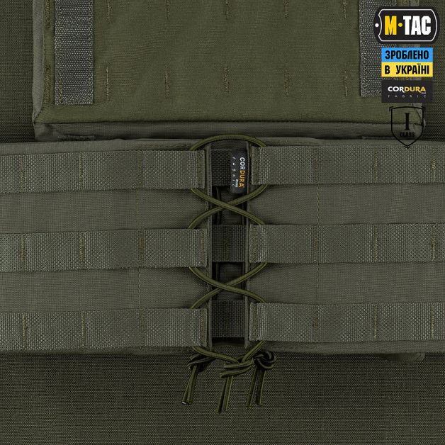 M-Tac камербанд с баллистическими пакетами 1 класс для Cuirass Elite Ranger Green
