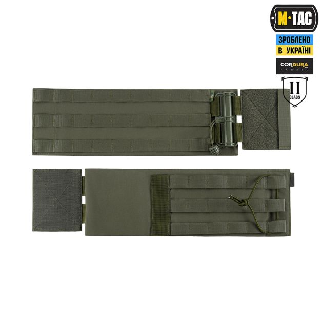 M-Tac камербанд с баллистическими пакетами 2 класс для Cuirass Elite Ranger Green