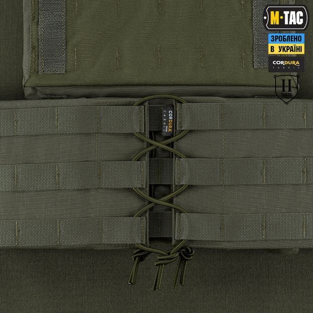 M-Tac камербанд с баллистическими пакетами 2 класс для Cuirass Elite Ranger Green