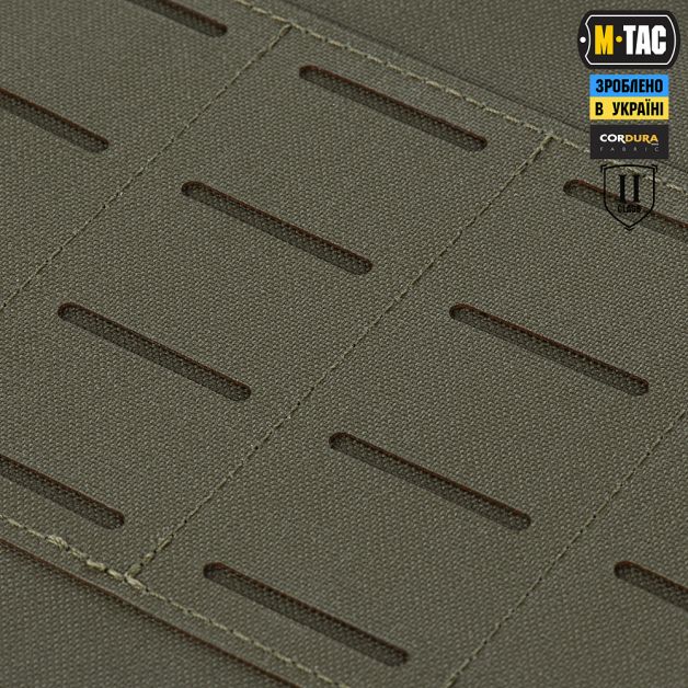 M-Tac фартух протиуламковий з балістичним пакетом 2 клас Laser Cut Ranger Green