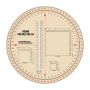 Ecopybook Tactical линейка Protractor UA круглая 130мм