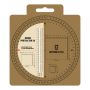 Ecopybook Tactical линейка Protractor UA круглая 130мм