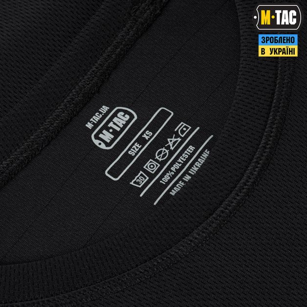 M-Tac футболка реглан потоотводящая тактическая Summer Black