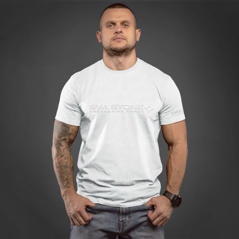 SvaStone Футболка Logo white