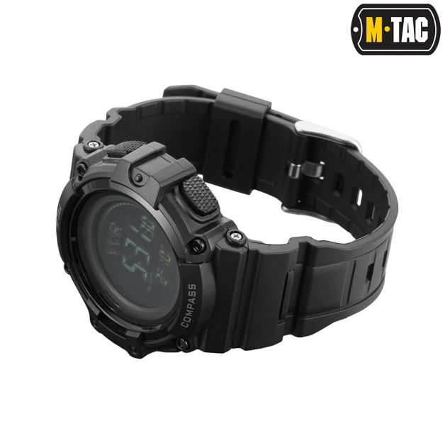 M-Tac часы тактические с компасом 2233 Black