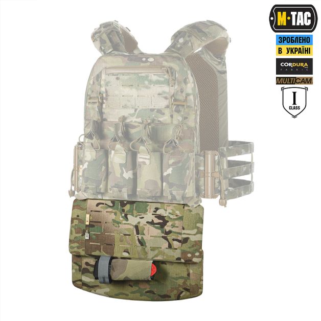 M-Tac защита живота с баллистическим пакетом 1 класс защиты Laser Cut Multicam
