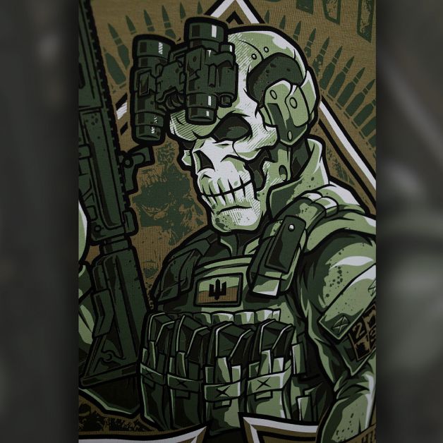 Bad Company футболка Soul Hunter v.2 olive