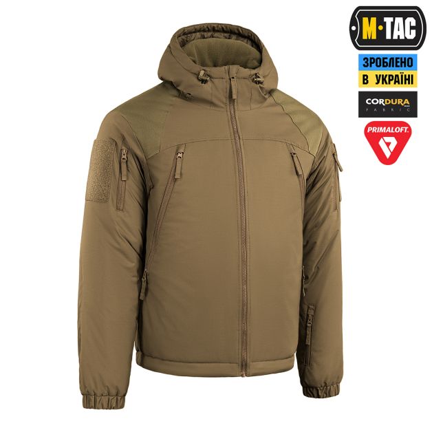 M-Tac куртка зимняя Alpha Gen.III Pro Primaloft Coyote Brown