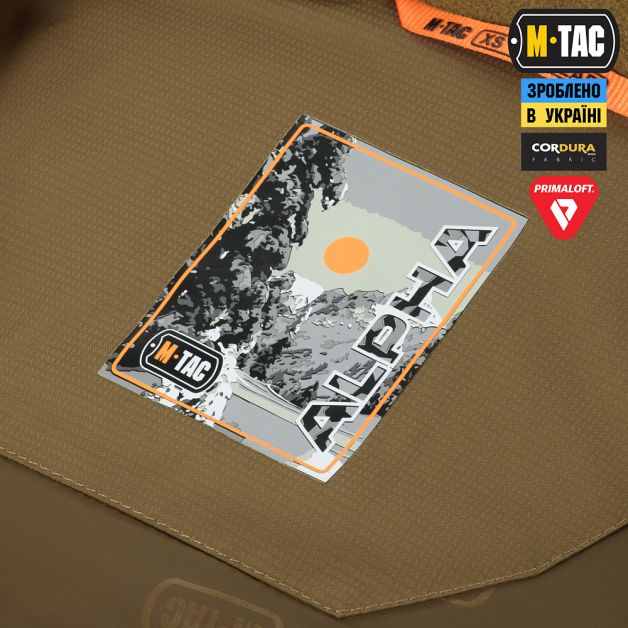 M-Tac куртка зимняя Alpha Gen.III Pro Primaloft Coyote Brown