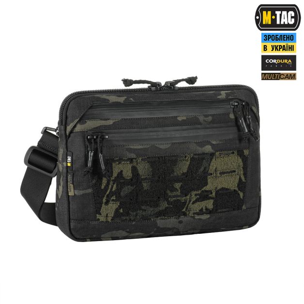 M-Tac сумка Admin Bag Medium Elite с липучкой Multicam Black/Black
