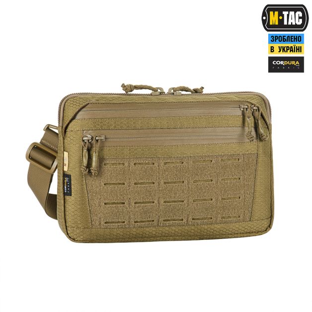 M-Tac сумка Admin Bag Medium Elite с липучкой Hex Coyote