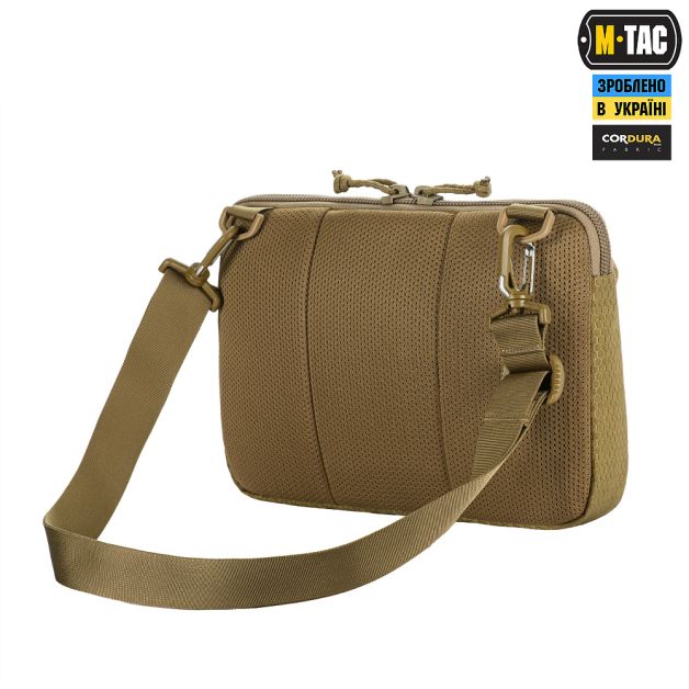 M-Tac сумка Admin Bag Medium Elite с липучкой Hex Coyote