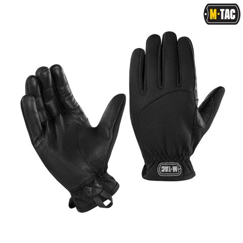 M-Tac перчатки Scout Tactical Mk.2 кожаные Black