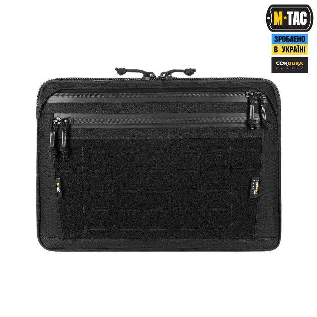 M-Tac сумка Admin Bag Large Elite с липучкой Hex Black