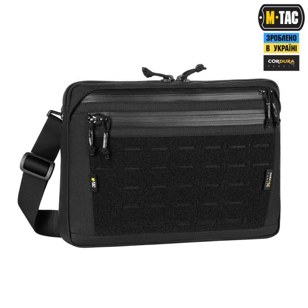 M-Tac сумка Admin Bag Large Elite с липучкой Black
