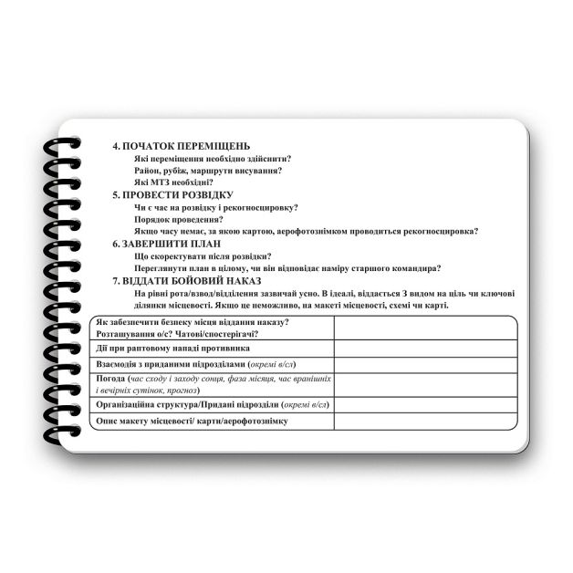 Ecopybook Tactical Блокнот сержанта