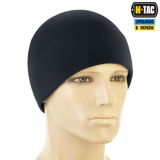 M-Tac шапка Watch Cap Elite флис (320г/м2) with Slimtex Dark Navy Blue