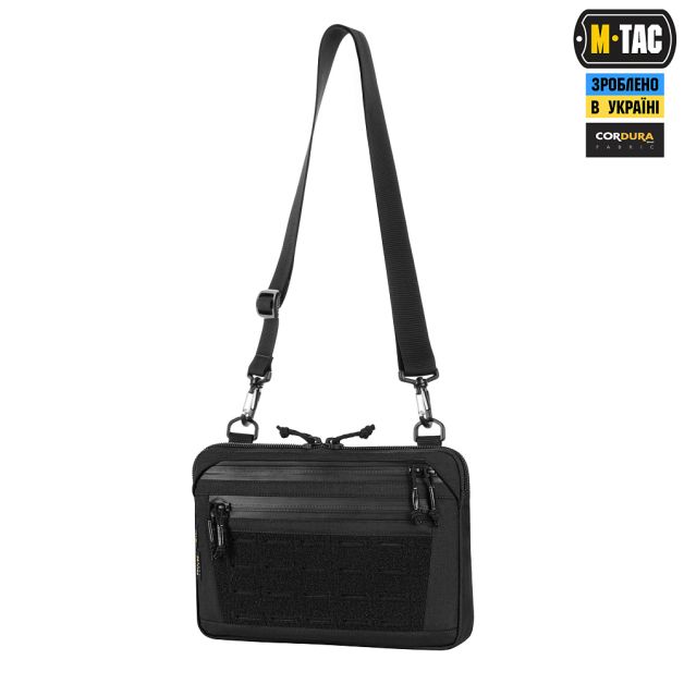 M-Tac сумка Admin Bag Medium Elite с липучкой Black