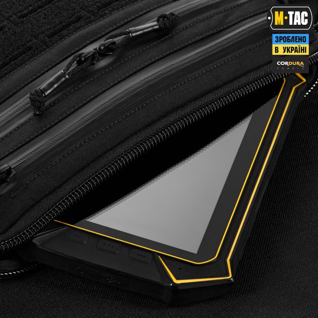 M-Tac сумка Admin Bag Medium Elite с липучкой Black
